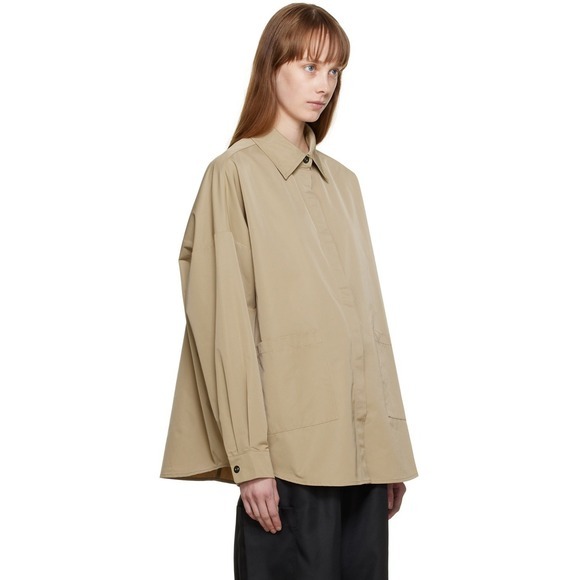 Reformation Tan Layne Oversized Jacket Women's Size L - Picture 4 of 11